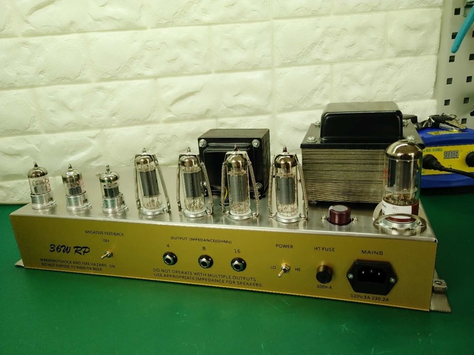 36W RP Marshall Style Hand Wired Tube Guitar Amplifier Chassis with Branded Tubes 36W Musical Instruments Imported Parts