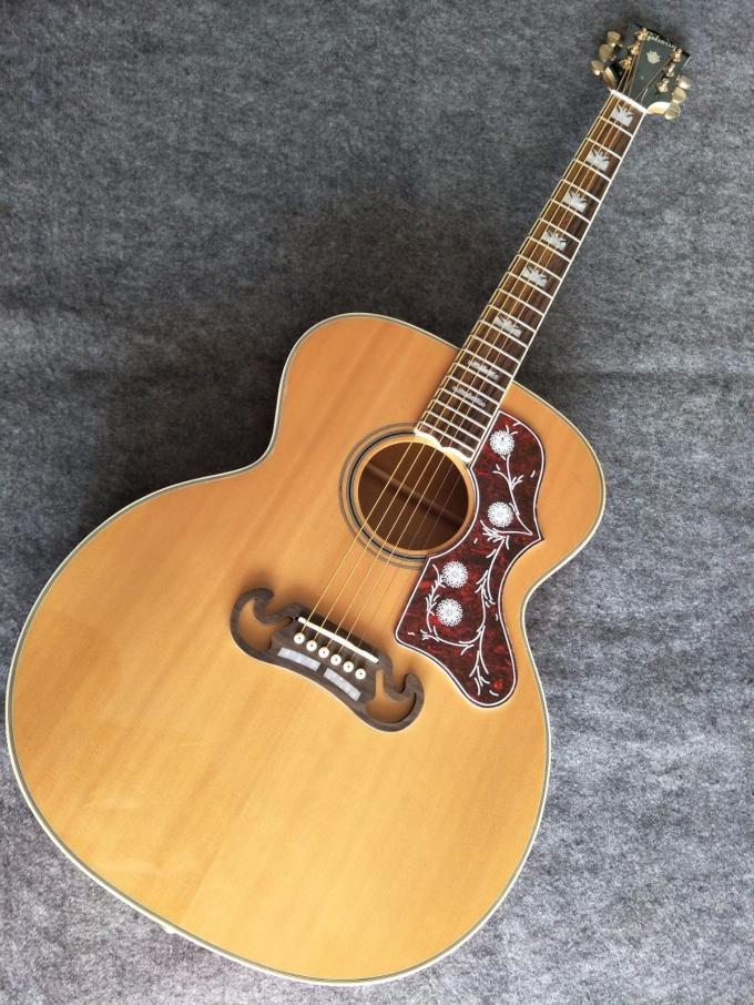 Chibson J200 sunburst colors Acoustric guitar