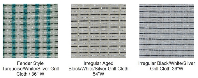 Guitar Amplifier Style Black Sliver Speaker Grill Cloth for Fender Cloth grill cloth fabric DIY repair speaker