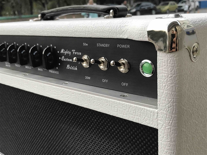 Grand Amplifier Head JCM25/50 "Silver Jubilees" 2555 or 2550 style 2 Channel 50Watt Guitar Amplifier Head Free Shipping
