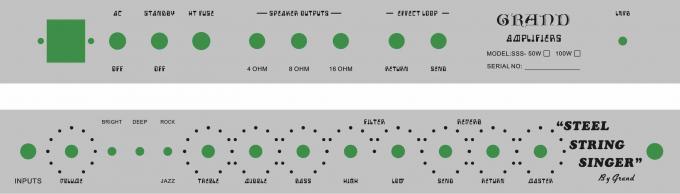 Handwired 1983 Dumble Clone Steel String Singer SSS Guitar Amplifier Head 50W in Bro Guitar Musical Instrument Amplifier