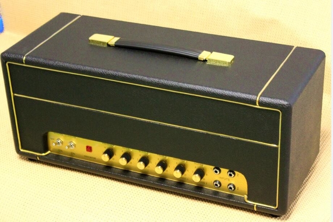 Marshal Style Reissue Plexi59 Handwired Tube Guitar Amplifier 50W with Ruby Tubes Imported Components in Black (Plexi59)