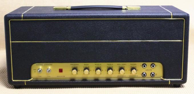 Marshal Style Reissue Plexi59 Handwired Tube Guitar Amplifier 50W with Ruby Tubes Imported Components in Black (Plexi59)