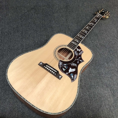 China Custom HUMMINGBIRD DOVE Acoustic Guitar in Natural supplier