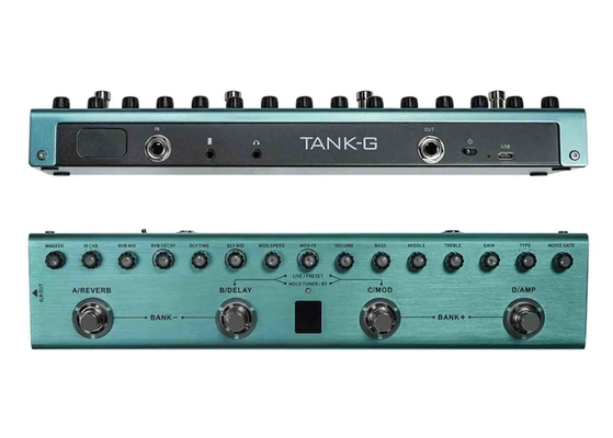 China Custom Grand Wave TANK Rechargeable Guitar Multi-Effects Pedal Portable Accept Customized Pedal OEM supplier