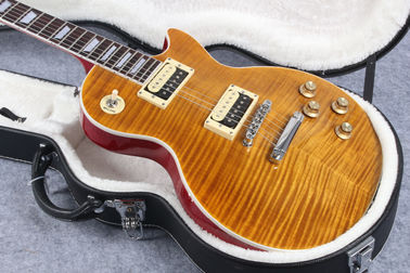 China Slash 1959 Les standard Reissue tiger flame electric guitar, Slash signature LP guitar ems free shipping supplier