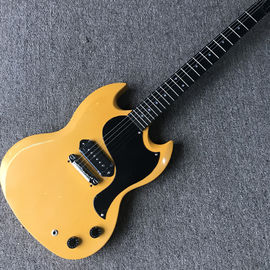 China Custom relic SG electric guitar, A P90 pickup, ebony fingerboard relic electric guitar, free shipping supplier