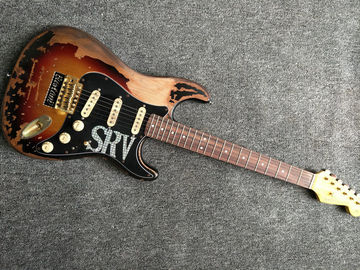 China High Quality The new handmade remains ST SRV electric guitar,Do old electric guitar,Real photo,Free shipping supplier