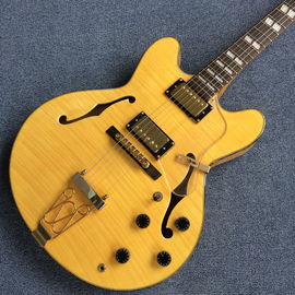 China New style high quality hollow body jazz electric guitar supplier