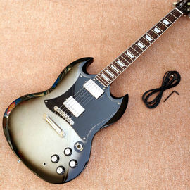 China Custom shop metal color SG tonic electric guitar guitar musical instruments mahogany body neck supplier