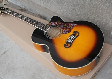 China 2018 New CUSTOM GB H-Bird acoustic guitar Jumbo G200 body H-Bird electric acoustic guitar supplier