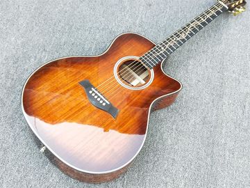 China Cutaway KOA K24ce classic acoustic guitar / Factory Handmade 41 inchs Ebony fingerboard Acoustic Guitar supplier