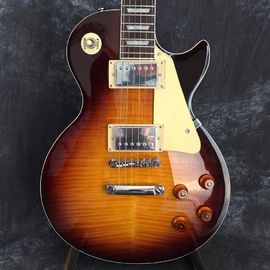 China Flamed maple top sunburst LP Electric Guitar supplier