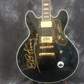 China Hollow Jazz Guitars BB King Crown Electric Guitar in Black supplier