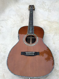 China 39 inch 000 style acoustic Guitar,Real Abalone inlays,Ebony fingerboard,Solid spruce top,Rosewood back and sides supplier