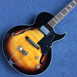 China New style high quality custom L-5 Jazz electric guitar, hollow body jazz electric guitar supplier