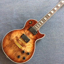 China New high quality Custom LP electric guitar, Decaying wood top rosewood fingerboard Electric guitar supplier