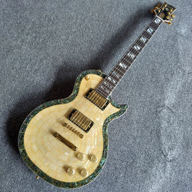 China New arrival shell electric guitar with 6 strings guitar and gold pickups supplier