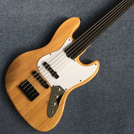 China New style high quality custom 5 string bass guitar,Ebony Fingerboard,Elm guitar supplier