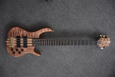 China 5 string bass guitar Smith bass bass Bolt on neck Custom for buyer with maple neck and black inlay supplier