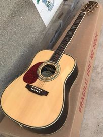 China Custom guitar factory new Top Quality Solid Spruce Top Rosewood Back &amp; Sides left handed Acoustic D45 guitar supplier