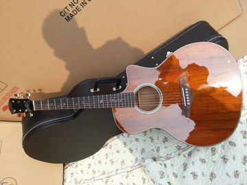China Custom KOA body acoustic guitar KOA electric acoustic guitar Free Shipping Sunset finish KOA acoustic supplier