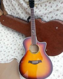 China 612ce acoustic guitar 614ce acoustic electric guitar tobacco sunburst acoustic guitar 12th inlay supplier