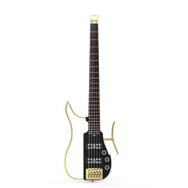 China Custom New high-quality Unique Design Patented 5 String Bass Unique Design Patented Headless Travel Electric Guitar supplier