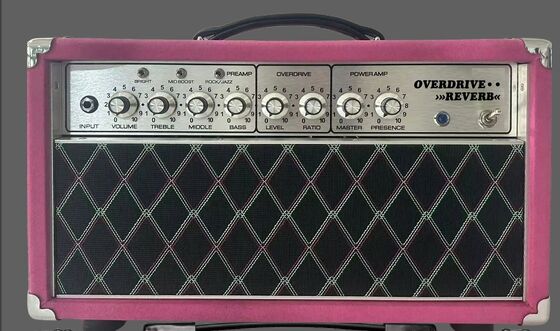 China Custom Grand ODR Overdrive Reverb Handwired Amp Head 20watt with Suede Purple, Special Price supplier
