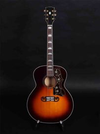 China J200s customized 43 Inch Jumbo size solid wood acoustic guitar with AA Solid sitka spruce top rosewood fingerboard supplier