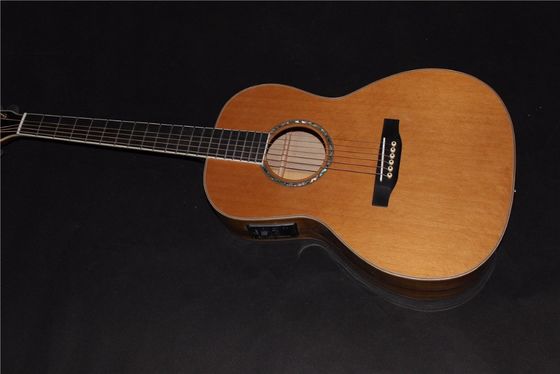 China AAAAA all solid OO body guitar custom Solid OO acoustic guitar 14 frets acoustic electric guitar supplier