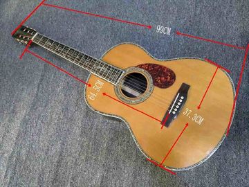 China 39 inches ooo45s Acoustic Guitar Top AAA Solid Red Cedar Abalone Binding Body With Fishman Pickups Rosewood fingerboard supplier