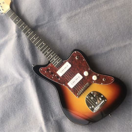 China 2019 custom made high quality JA Jazzmaster guitar Beautiful sunset Jaguar electric guitar free shipping supplier