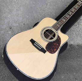 China Classical Acoustic Guitar Grand Cutaway 41&quot; Solid Spruce Top Rosewood back&amp;side 301 EQ Abalone Binding supplier