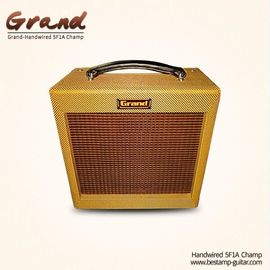 China 5F2A Style Champ Classic A Handmade Tweed Guitar Amplifier Combo 5W with Volume and Tone Control 1*10 Speaker supplier