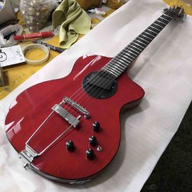 China Custom Special Antique Cherry Electric Guitar in Red supplier