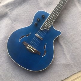 China Grand factory custom quality six string electric guitar, blue personally welcome your patronage supplier