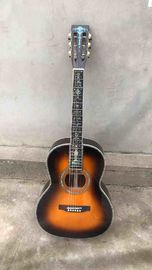 China All Solid Spruce G00045 Guitar 39&quot; Real Abalone Classic Acoustic Guitar in Sunburst Ebony Fingerboard supplier