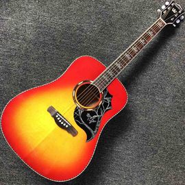 China Custom 41&quot; Solid Spruce Top Classic Acoustic Guitar with Pickup 301 Rosewood Fingerboard Mahogany Back Side supplier