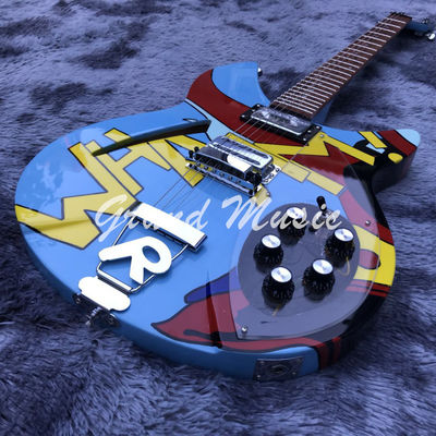 China Custom Paul Weller PW WHAAM Rick 330 Tribute Electric Guitar Ricken 330 TPP Electric Guitar supplier