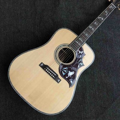 China Custom HUMMINGBIRD DOVE Acoustic Guitar in Natural supplier