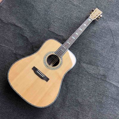 China Custom Solid Spruce Top 41 Inch Rosewood Fingerboard Left Handed Acoustic Guitar supplier