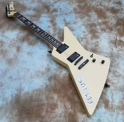 China Custom Grand Relic Aged Electric Guitar James Hetfield Explore EET FUK Electric Guitar Bass supplier