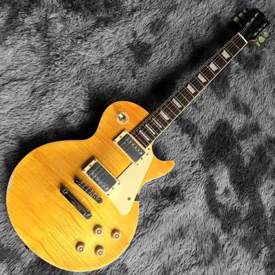 China Custom Tom Murphy 1959 Les Paul Standard Electric Guitar Lemon Drop supplier