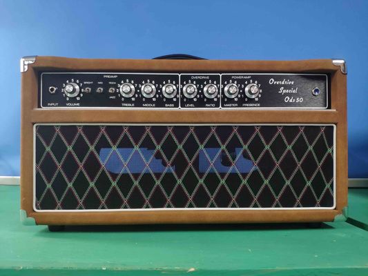 China 2021 NEW Custom Grand Overdrive Special Guitar Amplifier Head 50W with Loop Brown Tolex JJ Tubes Dumble Style supplier