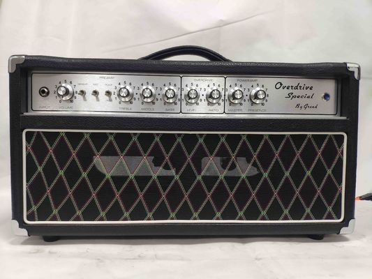 China Custom G-ODS TONE Overdrive Special By Grand 50W in Black Color with Silver Faceplate JJ Tubes Loop supplier