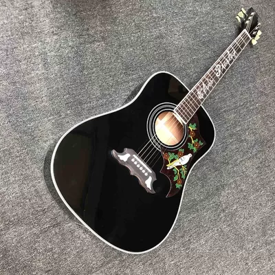 China Custom Grand Elvis Presley Dove 2021 New Model Acoustic Guitar supplier