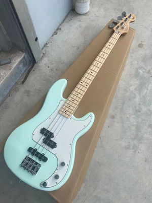 China Custom 4 Strings Flamed Maple Neck Maple Fingerboard Electric Bass Guitar Chrome hardware supplier