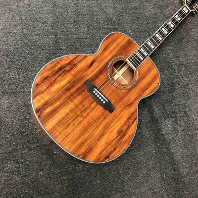 China Custom Guilds 43 Inches Jumbo KOA Wood F50 Vintage Acoustic Guitar Gloss Finished Guild Electric Guitar supplier