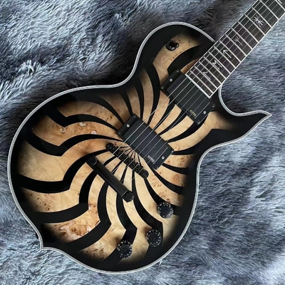 China Custom Wylde Odin Audio Grail Charcoal Burst Buzzsaw Electric Guitar Accept OEM supplier